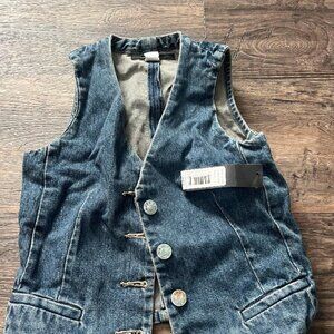 Marc Jacobs Blue Denim Vest 02 Womans Fashion